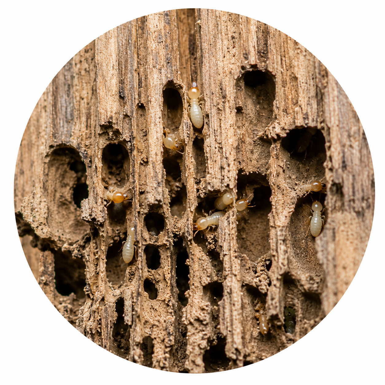 Gros plan sur Termites